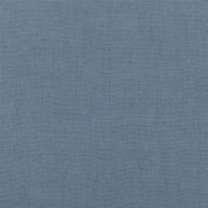 blue plain linen fabric from Designers Guild