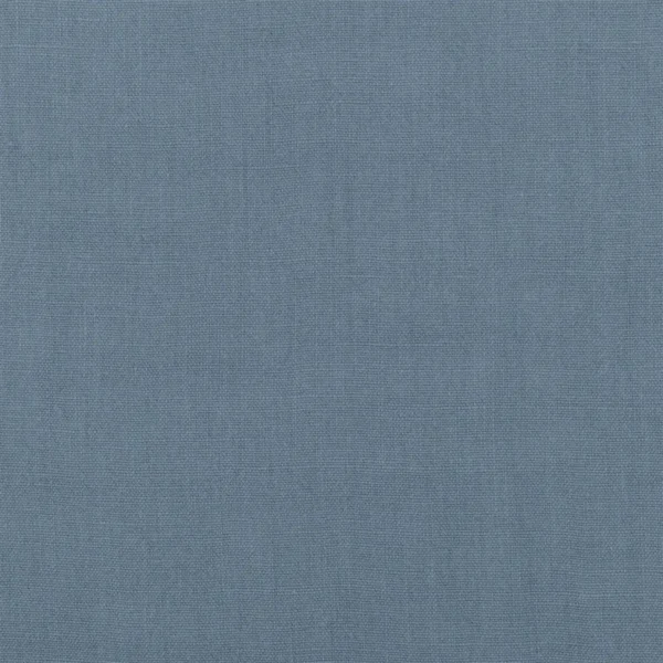 Brera Lino Fabric - Delft by blue plain linen fabric from Designers Guild
