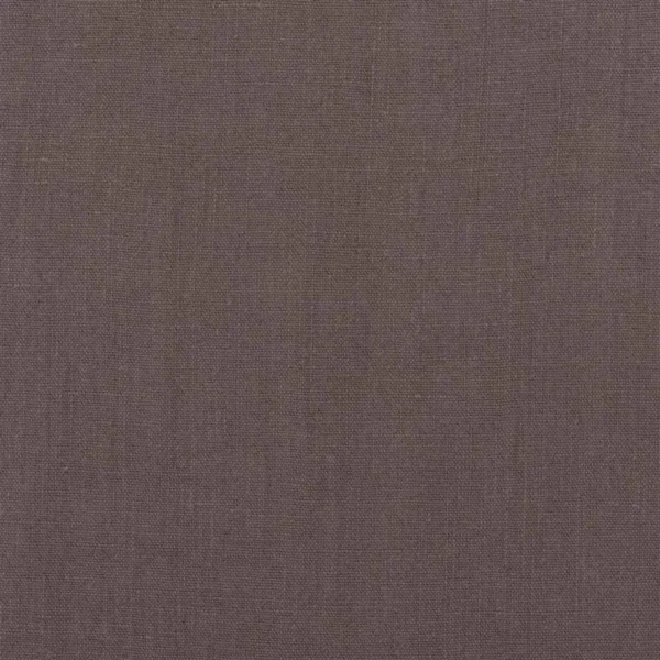 Brera Lino Fabric - Poivre by brown plain linen fabric from Designers Guild