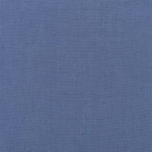 blue plain linen fabric from Designers Guild
