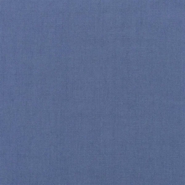 blue plain linen fabric from Designers Guild