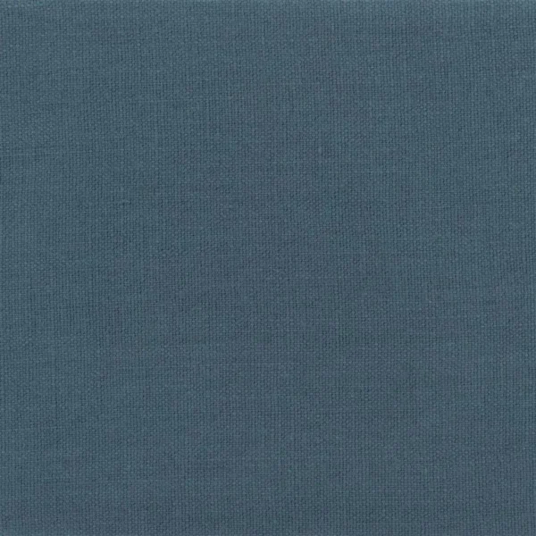 Brera Lino Fabric - Midnight by blue plain linen fabric from Designers Guild