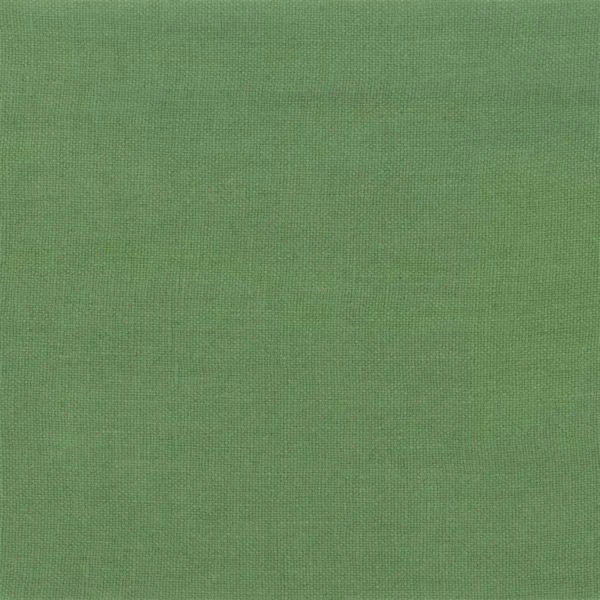 Brera Lino Fabric - Emerald by green plain linen fabric from Designers Guild
