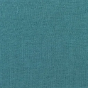 blue plain linen fabric from Designers Guild