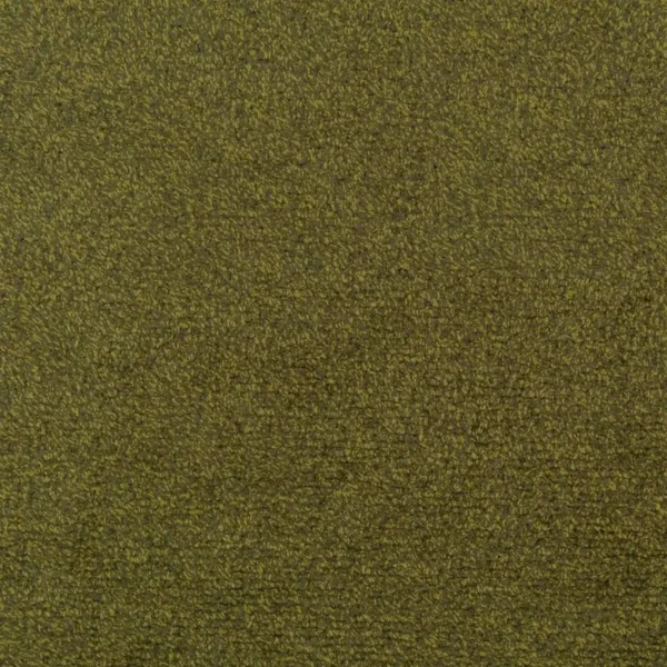 Azuara Fabric - Moss by green plain velvet-chenille fabric from Designers Guild