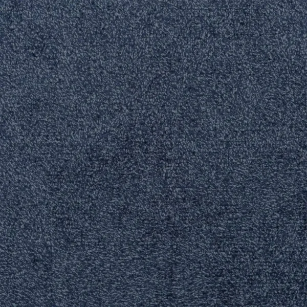 Azuara Fabric - Indigo by blue plain velvet-chenille fabric from Designers Guild