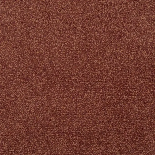 Azuara Fabric - Chestnut by brown plain velvet-chenille fabric from Designers Guild