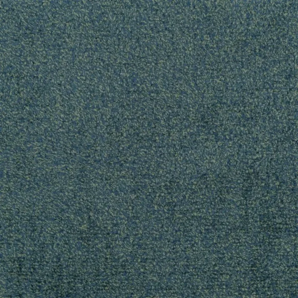 blue plain velvet-chenille fabric from Designers Guild