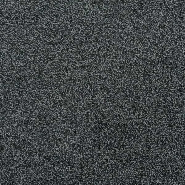 Azuara Fabric - Noir by black-grey plain velvet-chenille fabric from Designers Guild
