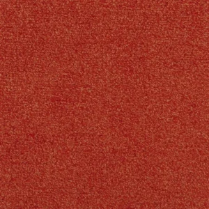 red plain velvet-chenille fabric from Designers Guild