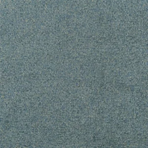 blue plain velvet-chenille fabric from Designers Guild