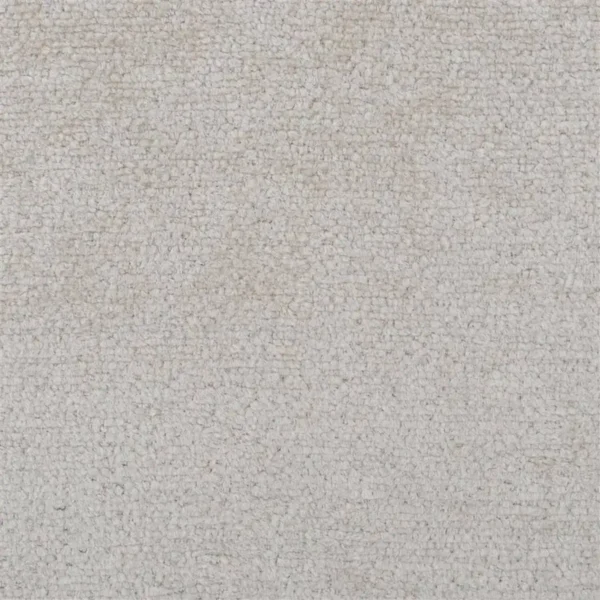 Azuara Fabric - Ecru by black-grey plain velvet-chenille fabric from Designers Guild