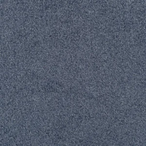 blue plain velvet-chenille fabric from Designers Guild