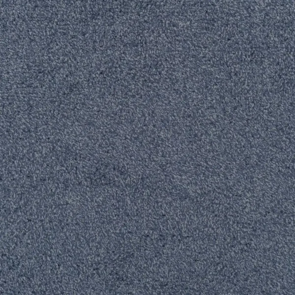 Azuara Fabric - Denim by blue plain velvet-chenille fabric from Designers Guild