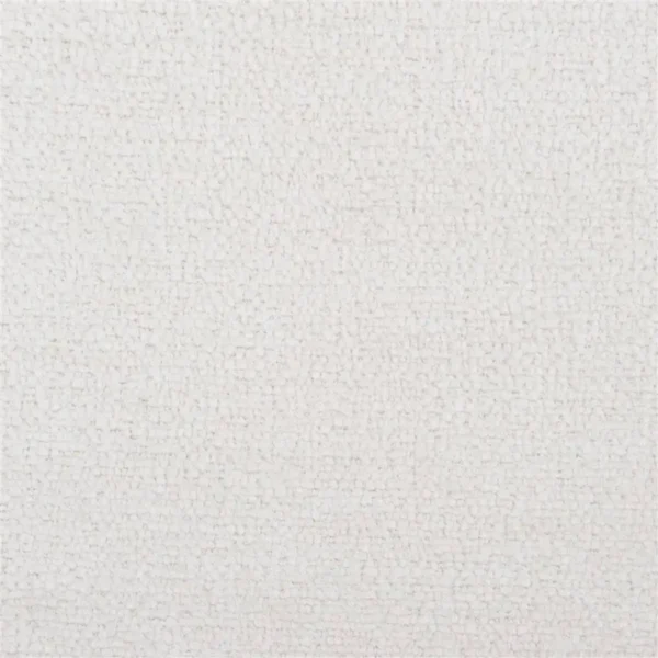 Azuara Fabric - Alabaster by white plain velvet-chenille fabric from Designers Guild