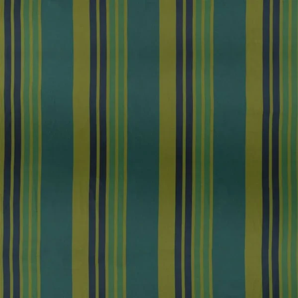 Calozzo Largo Fabric - Viridian by multicolour striped silk-satin fabric from Designers Guild