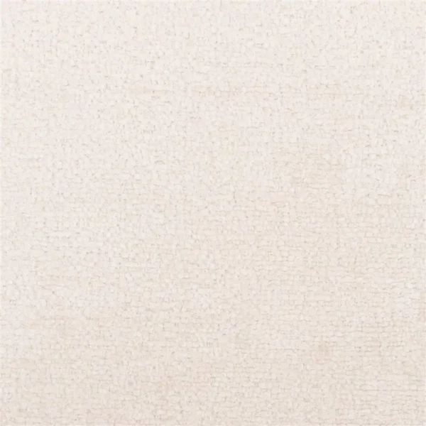 white plain velvet-chenille fabric from Designers Guild