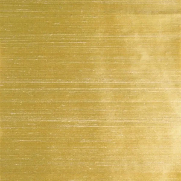 Chinon Fabric - Amber by brown plain silk-satin fabric from Designers Guild