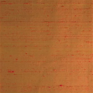 orange plain silk-satin fabric from Designers Guild