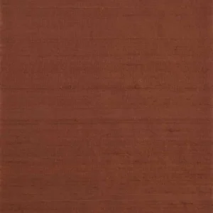 brown plain silk-satin fabric from Designers Guild