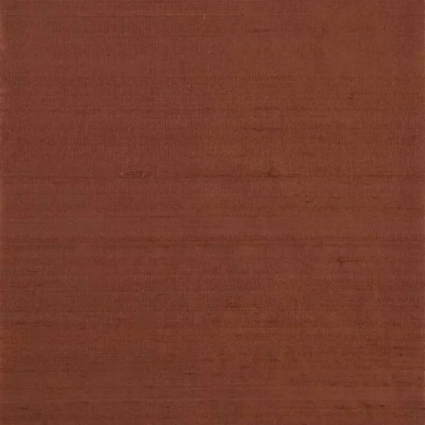 Chinon Fabric - Mahogany by brown plain silk-satin fabric from Designers Guild