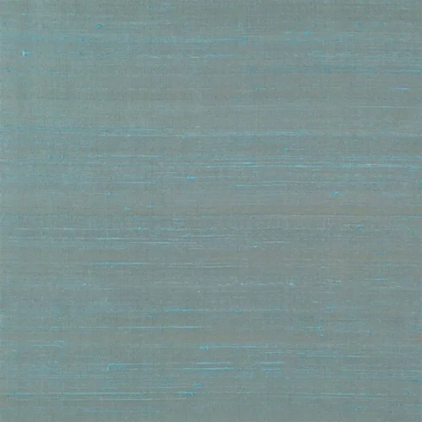 Chinon Fabric - Delft by blue plain silk-satin fabric from Designers Guild