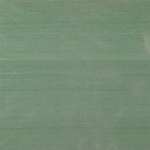 green plain silk-satin fabric from Designers Guild