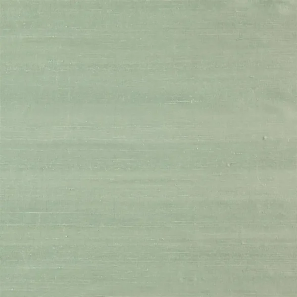 green plain silk-satin fabric from Designers Guild