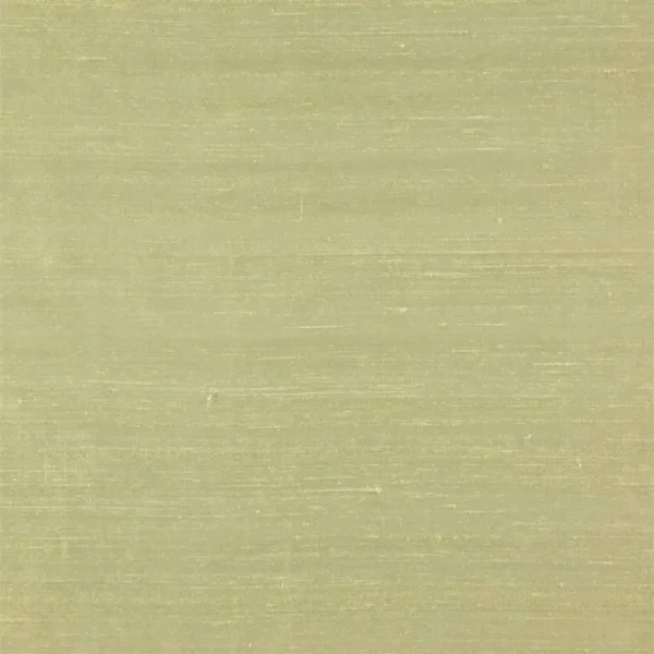 green plain silk-satin fabric from Designers Guild