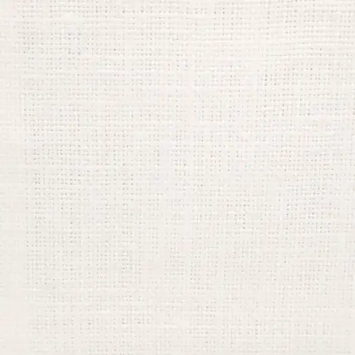 Conway Fabric - Chalk by white plain linen fabric from Designers Guild