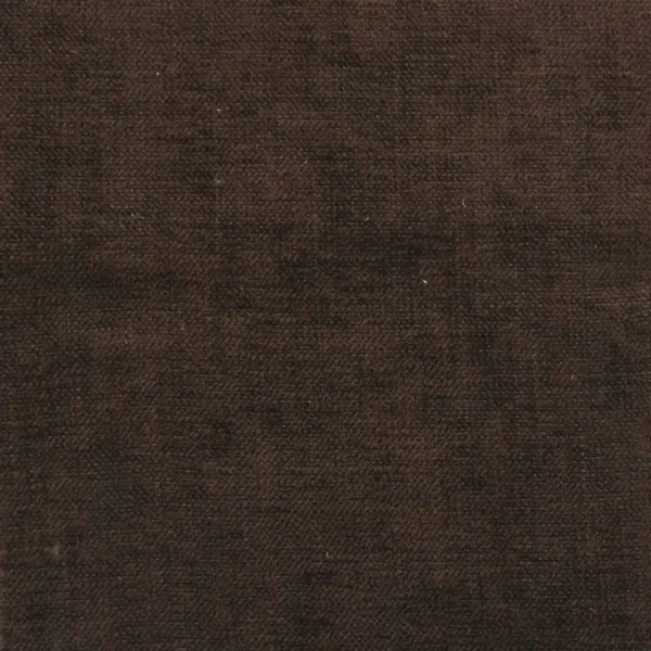 Bilbao Fabric - Cocoa by brown plain velvet-chenille fabric from Designers Guild