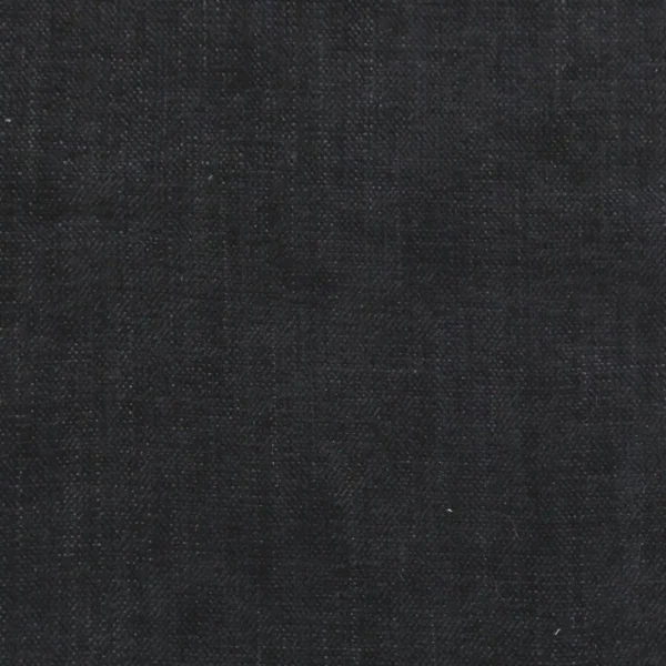 black-grey plain velvet-chenille fabric from Designers Guild