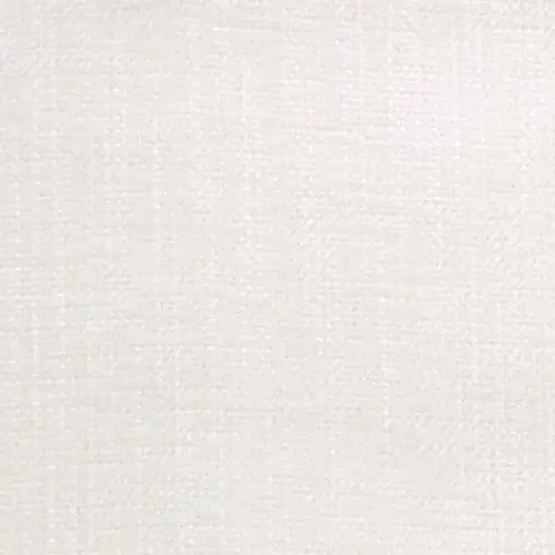 Bilbao Fabric - Ivory by white plain velvet-chenille fabric from Designers Guild