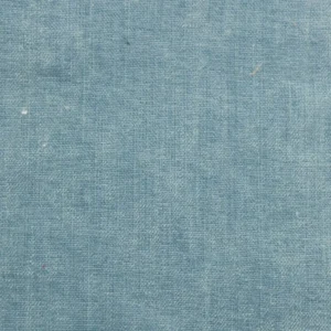 blue plain velvet-chenille fabric from Designers Guild