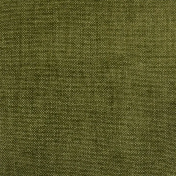Bilbao Fabric - Olive by green plain velvet-chenille fabric from Designers Guild