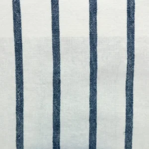 blue striped linen fabric from Designers Guild