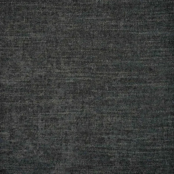 Canezza Fabric - Gunmetal by black-grey plain velvet-chenille fabric from Designers Guild