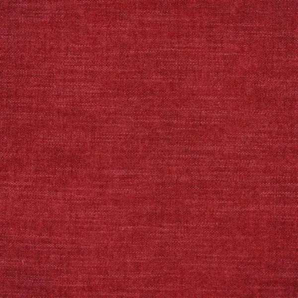 red plain velvet-chenille fabric from Designers Guild