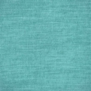 blue plain velvet-chenille fabric from Designers Guild