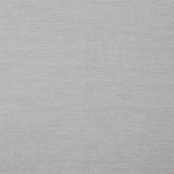 Lorton Fabric - Silver by black-grey plain woven fabric from Designers Guild