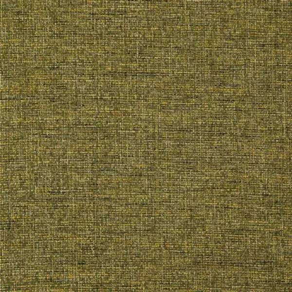 Grasmere Fabric - Moss by green plain woven fabric from Designers Guild