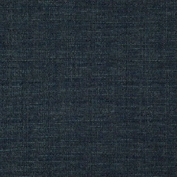 Grasmere Fabric - Midnight by black-grey plain woven fabric from Designers Guild