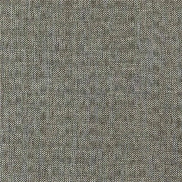 Keswick Fabric - Hazel by black-grey plain woven fabric from Designers Guild