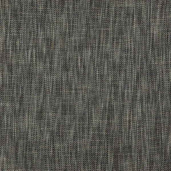 Keswick Fabric - Graphite by black-grey plain woven fabric from Designers Guild