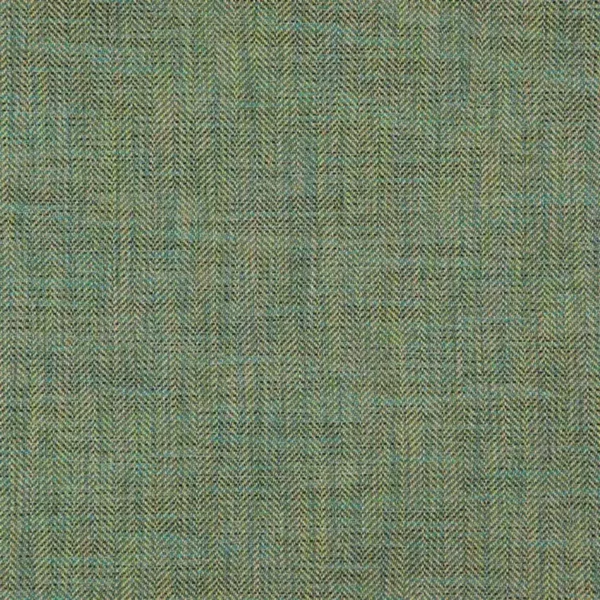 Keswick Fabric - Jade by green plain woven fabric from Designers Guild