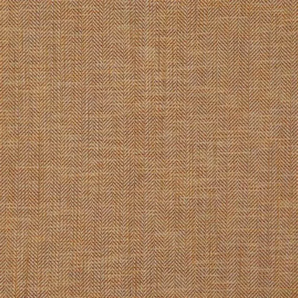 Keswick Fabric - Russet by orange plain woven fabric from Designers Guild