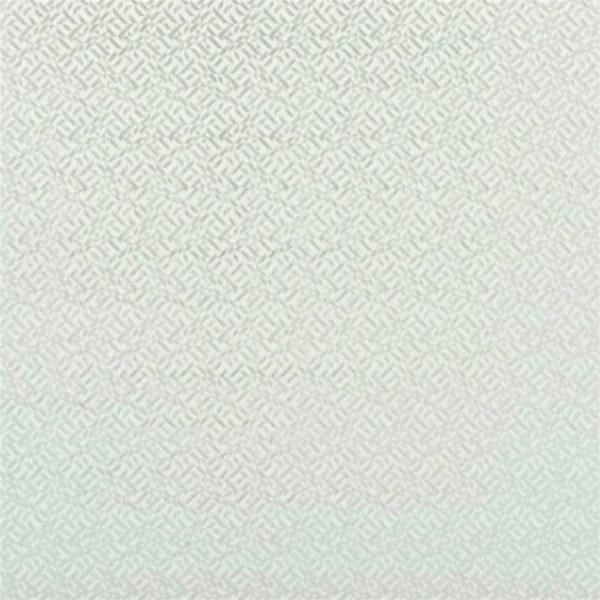 black-grey geometric velvet-chenille fabric from Designers Guild