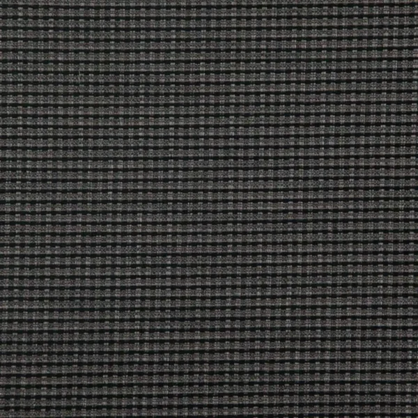 Langerton Fabric - Charcoal by black-grey plain woven fabric from Designers Guild