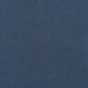 blue plain linen fabric from Designers Guild