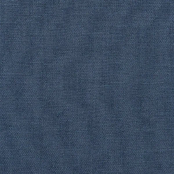 blue plain linen fabric from Designers Guild